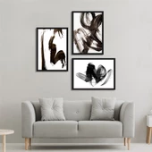 Black Brush Çerçeveli Poster Seti thumbnail 2