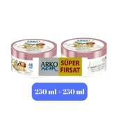 Arko Nem Prebiyotik Krem Serisi Badem Sütü 250 Ml + 250 Ml - 1