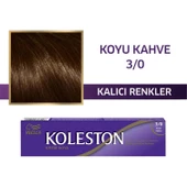 Koleston Tüp Boya 3/0 Koyu Kahve - 1