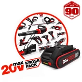 Kress KUC50.2 20Volt/4.0Ah. Li-ion Çift Akülü Kömürsüz 1.7J Profesyonel SDS-Plus Pnömatik Matkap + 10mm Mandren - 11