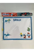 Şirinler Görünümlü Çocuk Yazı Tahtası - 1