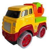 Pille Çalışan Sesli ve Müzikli Kepçeli Kamyon - Mavi Su Dünyası - 3