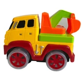 Pille Çalışan Sesli ve Müzikli Kepçeli Kamyon - Mavi Su Dünyası - 5