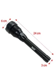 Rox 0214 Şarjlı Led El Feneri 6000 Lümen - 6