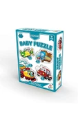 Puzzle Baby Taşıtlar 4 Büyük Parça - Mavi Su Dünyası - 1