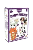 Puzzle Baby Hayvanlar 4 Büyük Parça - Mavi Su Dünyası - 1