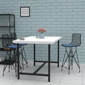 Knsz orta boy tel bar sandalyesi 1 li mağrur syhmvi 65 cm oturma yüksekliği mutfak bahçe cafe ofis thumbnail 3