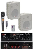 Lastvoice Large Plus Paket-1 Hoparlör ve Anfi Anons Ses Sistemi Seti - 1