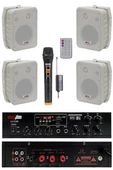Lastvoice Large Plus Paket-3 Hoparlör ve Anfi Anons Ses Sistemi Seti - 1