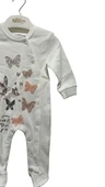 uğurböceğiçocuk Aziz Bebe 6502 Kelebekli Patikli Bebek Tulum - 5