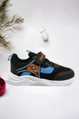 Memory Foam Tabanlı Desenli Cırt Cırtlı Çocuk Sneakers - 1