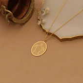 925 Ayar Gümüş Vintage Kaplumbağa Figürlü Kolye - CN00230 - 5