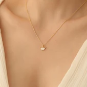 925 Ayar Gümüş Zirkon Taşlı Kral Tacı Kolye - CNS00138 thumbnail 2