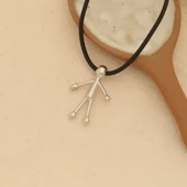 925 Ayar Gümüş Çöp Adam Figürlü Kolye - CN00261 thumbnail 5