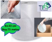 Pat Pat, Balonlu Naylon Sargı 33 cm En 75 Metre Boyunda Havalı Eşya Koruma Ambalajı thumbnail 1