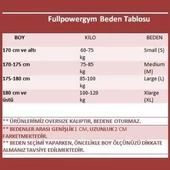 Full Power Gym Alt Eşofman Siyah Beyaz Çizgili - 4