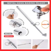 Omega Araba Araç Tekerlek Bisiklet Metal Çubuklu Lastik Havası Ölçme Jakı Hava Basınç Ölçer Çubuklu EG6430 - 3