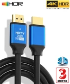 Ventus HDTV Premium Yüksek hızlı 4K Ultra HD HDMI 2.0 Ses ve Görüntü Kablosu 3 Metre - 1