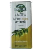 Kristal Anatolia Soğuk Sıkım Natürel Sızma Zeytinyağı 5 lt - 1