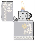 Zippo 250 Clover Design Çakmak 48586-103658 (7-2) - 2