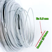 Motorlu Tırpan Kare Misina 3.5 mm 37 Metre Çim Ot Biçme Teli Extra Güçlü Profesyonel 3 Adet - 5