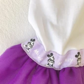 Eflatun Sevimli Fare Tütülü Kedi Elbisesi, Kıyafeti Tutu - 4