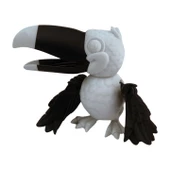 3D Hareketli Tukan Kuşu Figürlü Oyuncak - Siyah/Beyaz thumbnail 1