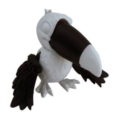 3D Hareketli Tukan Kuşu Figürlü Oyuncak - Siyah/Beyaz thumbnail 5