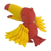 3D Hareketli Tukan Kuşu Figürlü Oyuncak - Sarı/Kırmızı thumbnail 8