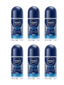 NİVEA DEO ROLL-ON MEN MİNİ FRESH ACTİVE 25 ML 6 ADET - 1