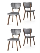 Star Demir Mutfak Sandalyesi 4 Lü Set - 2