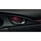 AUTOGP Honda civic fc5 kapı kolu iç aydınlatma kırmızı 2016+ - 1