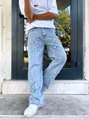 Premium Starry Patch Baggy Pantolon - 2