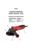 Rdx1040 Avuç Taşlama Makinesi 115/125mm - 4