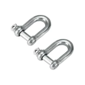 Kilitli Karabina U Tipi Zincir Kilidi 12 mm Kilit Salıncak Askısı Ek Bağlantı Parça Aparat 2 ADET thumbnail 5