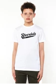 Riverdale Bronx New York City Beyaz Çocuk Bisikletyaka Tshirt - 1