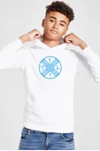 Tengri Tamga Beyaz Çocuk 3ip Kapşonlu  Sweatshirt - 1