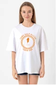 Camp Half Blood Zeus Beyaz Kadın Oversize Tshirt - 1