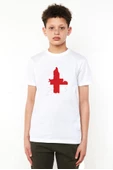 Euro 24 England Beyaz Çocuk Bisikletyaka Tshirt - 1