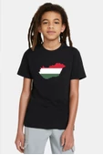 Euro 24 Hungary Siyah Çocuk Tshirt thumbnail 1