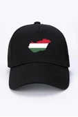 Euro 24 Hungary Siyah Fileli Şapka - 1