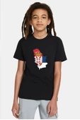 Euro 24 Serbia Siyah Çocuk Tshirt - 1
