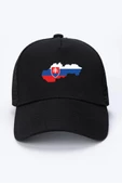 Euro 24 Slovakia Siyah Fileli Şapka - 1