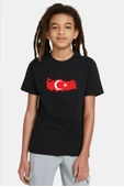 Euro 24 Türkiye Siyah Çocuk Tshirt thumbnail 1