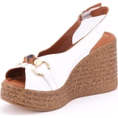 VENÜS 2409702Y DOLGU TOPUK TOKALI GENÇ KADIN SANDALET - 7