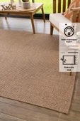 Naturel Jüt Halı Modern Örme Kilim - 1