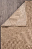 Modern Jüt Yolluk Halı Rusticana 3102 Naturel Örme Kilim - 4
