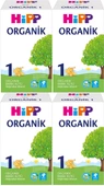 Hipp Organik Bebek Sütü 600GR No:1 (1. Aydan İtibaren) (4 Lü Set) thumbnail 1