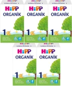 Hipp Organik Bebek Sütü 600GR No:1 (1. Aydan İtibaren) (5 Li Set) thumbnail 1