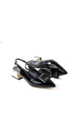 Papuçcity Sprs 02830 4 Cm Topuklu Kadın Arkası Açık Stiletto Ayakkabı - 5